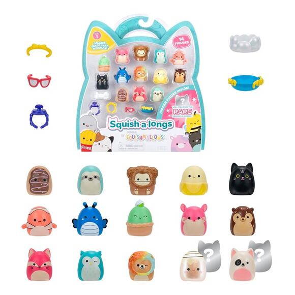 Squish-a-longs by Original Squishmallows 14 Pack - (14) 1 inch Mini-Squish - Picture 7 of 7